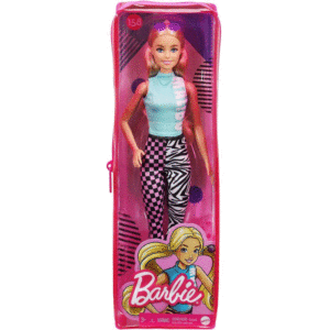 Mattel Barbie Fashionistas 158 Κούκλα Με Ξανθά Μαλλιά Με Φόρεμα Και Κολάν Malibu FBR37 / GRB50