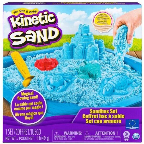Spin Master Kinetic Sand - Blue Sandbox Set (20106636)