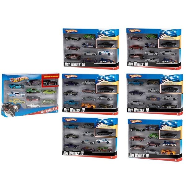 Mattel Αυτοκινητάκια Hot Wheels Σετ Των 10 54886