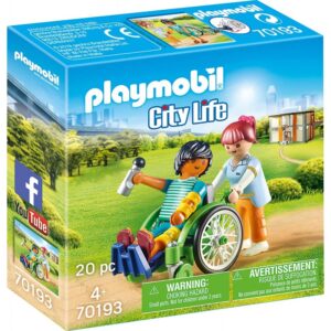 Playmobil Ασθενής Με Καροτσάκι