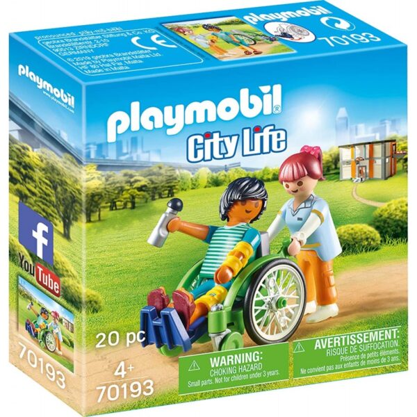 Playmobil Ασθενής Με Καροτσάκι