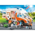 Playmobil Ασθενοφόρο Με Διασώστες 70049