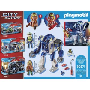 Playmobil Αστυνομικό Ρομπότ Και Ληστής 70571