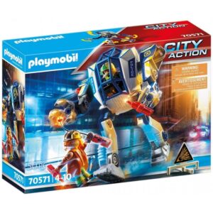 Playmobil Αστυνομικό Ρομπότ Και Ληστής 70571