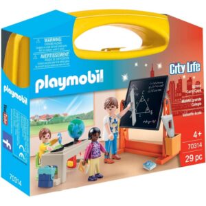 Playmobil City Life School Carry Case Building Maxi Βαλιτσάκι Σχολική Τάξη 70314
