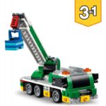 LEGO Creator 3 In 1 Race Car Transporter Μεταφορέας Αγωνιστικών Αυτοκινήτων 31113
