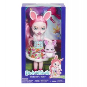 Mattel Enchantimals Μεγάλη Κούκλα - Bree Bunny Με Twist FRH51 / FRH52