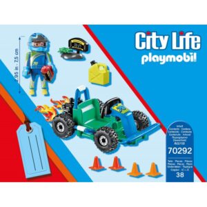 Playmobil Gift Set Οδηγός Με Go-Kart 70292
