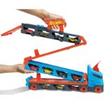 Mattel Hot Wheels Νταλίκα – Πίστα 2 Σε 1 Αγώνων Με 3 Αυτοκινητάκια Κλίμακας 1:64 GVG37