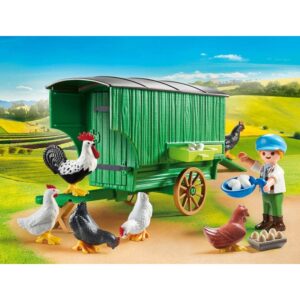 Playmobil Κοτέτσι Με Ρόδες 70138