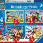 RAVENSBURGER 4 ΣΕ 1 PUZZLE 12-16-20-24 ΚΟΜΜΑΤΙΑ PAW PATROL 03065