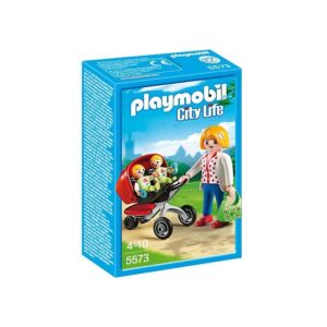 Playmobil Μαμά Με Δίδυμα Και Καροτσάκι 5573