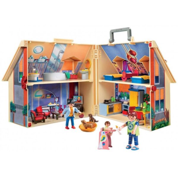 Playmobil Μοντέρνο Κουκλόσπιτο - Βαλιτσάκι 5167