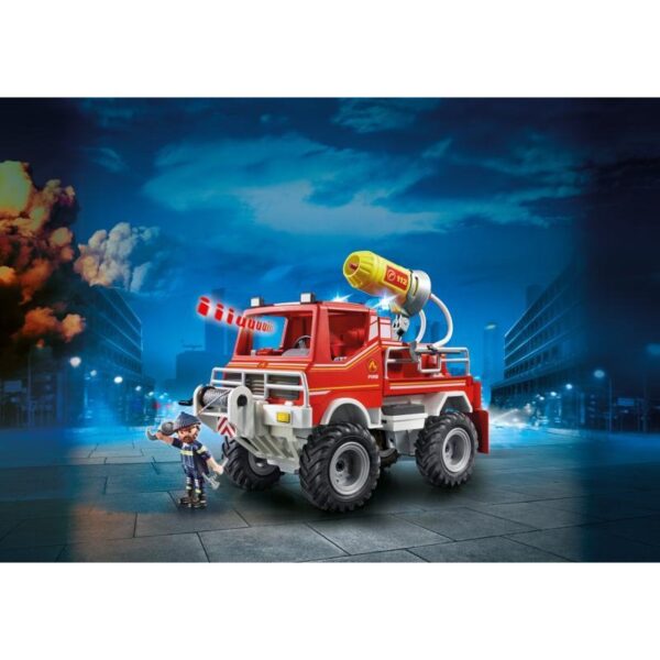 Playmobil Όχημα Πυροσβεστικής Με Τροχαλία Ρυμούλκησης 9466