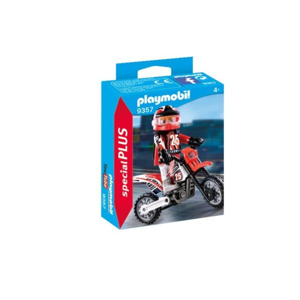 Playmobil Οδηγός Μηχανής Motocross 9357