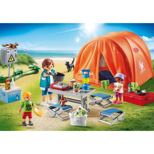 Playmobil Οικογενειακή Σκηνή Camping 70089