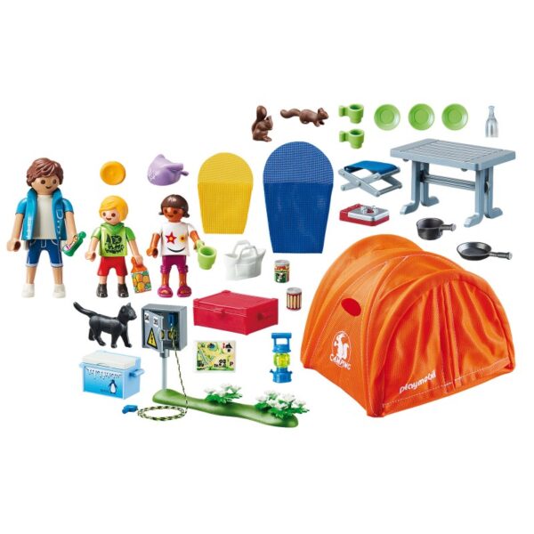 Playmobil Οικογενειακή Σκηνή Camping 70089
