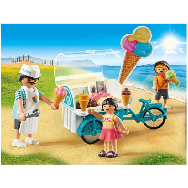 Playmobil Παγωτατζής Με Ποδήλατο Ψυγείο - Ice Cream Cart 9426