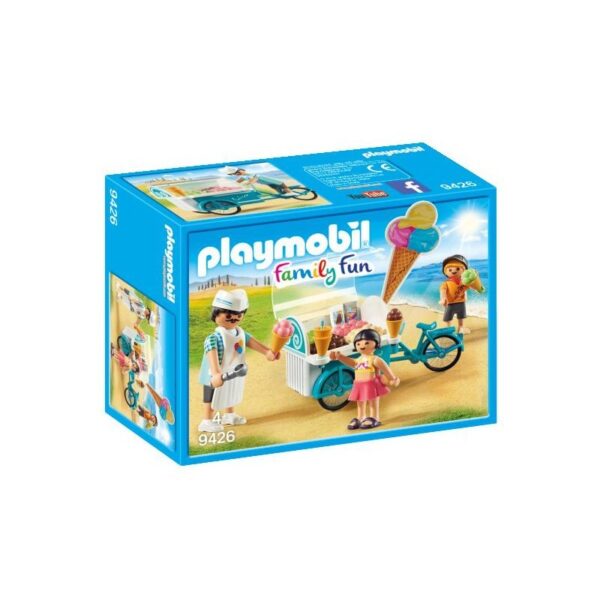 Playmobil Παγωτατζής Με Ποδήλατο Ψυγείο - Ice Cream Cart 9426