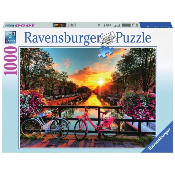 Ravensburger Παζλ 1000Τεμ. Ποδήλατα Στο Άμστερνταμ 19606