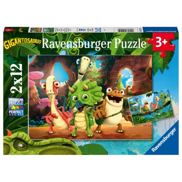Ravensburger Παζλ 2X12 Τεμ. Γιγαντόσαυροι 05125