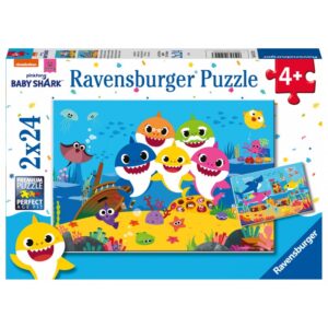Ravensburger Παζλ 2X24 Τεμ. Baby Shark 05124