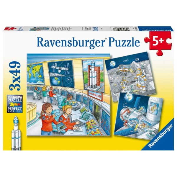 Ravensburger Παζλ 3X49 Τεμ. Διάστημα 05088