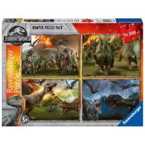 Ravensburger Παζλ 4X100 Τεμ. Jurassic Park 06976