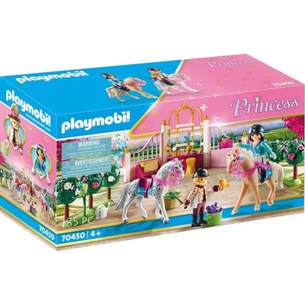 Playmobil Princess Μαθήματα Ιππασίας Στον Βασιλικό Στάβλο 70450