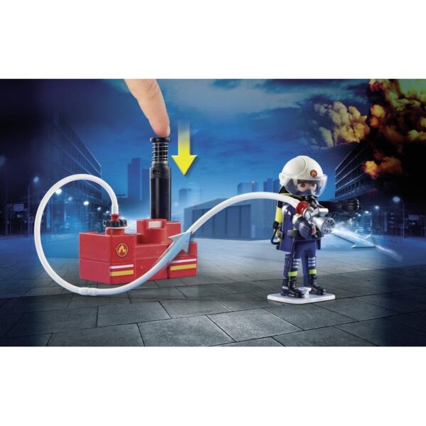 Playmobil Πυροσβέστες Με Αντλία Νερού 9468