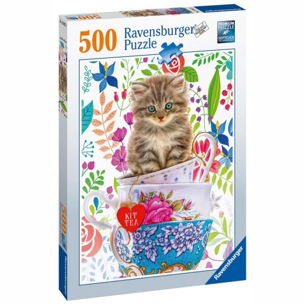 RAVENSBURGER ΠΑΖΛ 500 Τεμ. ΓΑΤΑΚΙ ΣΕ ΚΟΥΠΕΣ (#15037)