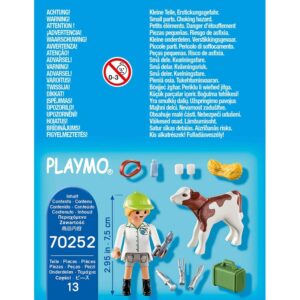 Playmobil Special Plus Vet With Calf Κτηνίατρος Με Μοσχαράκι 70252