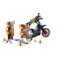Playmobil Stunt Show Μηχανή Motocross Με Φλεγόμενο Τοίχο 70553