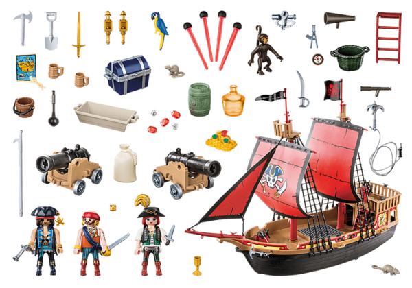 Playmobil Πειρατική Ναυαρχίδα 70411