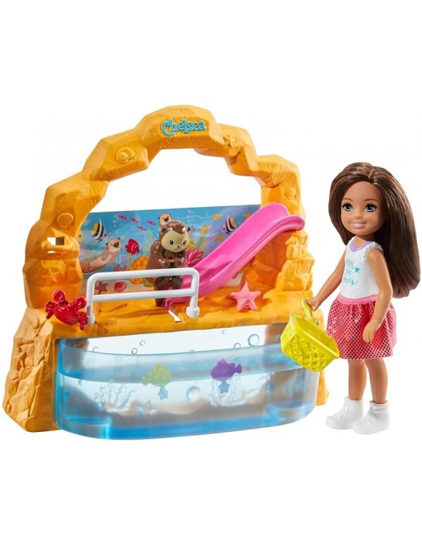 Mattel Barbie Club Κούκλα Chelsea Και Ενυδρείο FDB32 / GHV75
