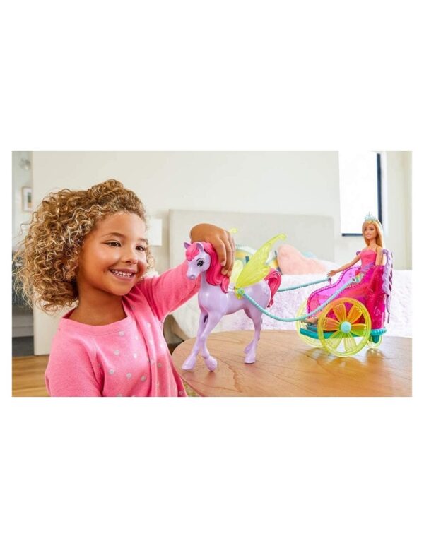 Mattel Barbie Dreamtopia Princess Πήγασος Και Άρμα GJK53