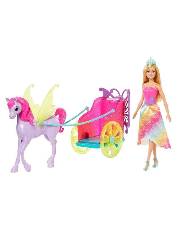 Mattel Barbie Dreamtopia Princess Πήγασος Και Άρμα GJK53