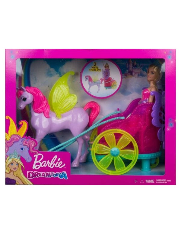 Mattel Barbie Dreamtopia Princess Πήγασος Και Άρμα GJK53 Mattel Barbie Dreamtopia Princess Πήγασος Και Άρμα GJK53