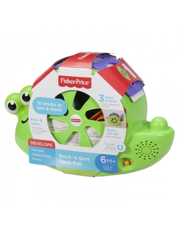 Fisher-Price - Μουσικό Σαλιγκάρι, Μιλάει Ελληνικά FRC25
