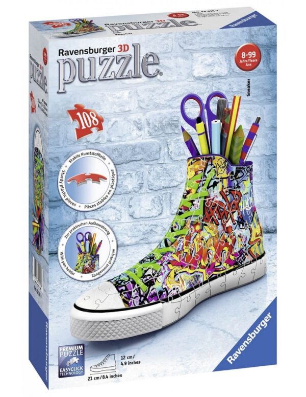 Ravensburger Παζλ 3D 108Τμχ Girly Σταράκι Graffiti 12535