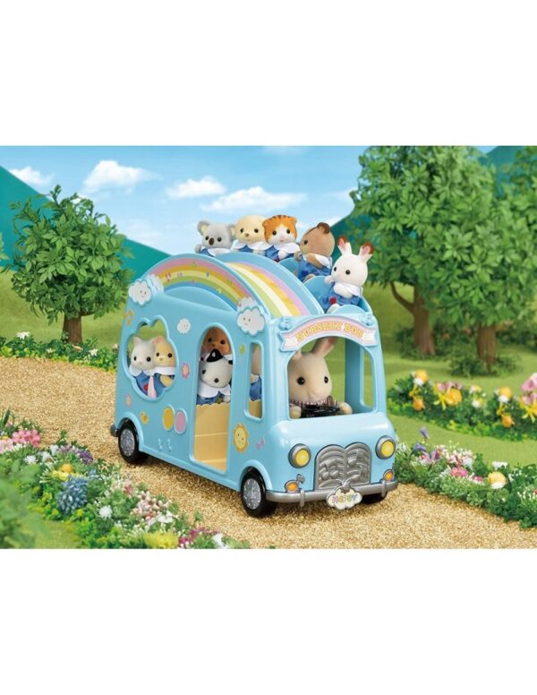 Epoch Sylvanian Families: Sunshine Nursery Bus - Χαρούμενο Σχολικό Λεωφορείο 5317