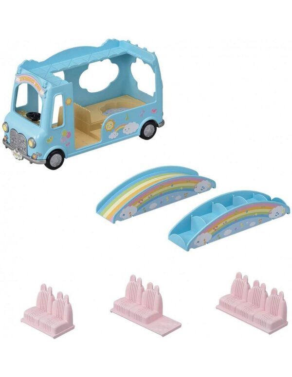 Epoch Sylvanian Families: Sunshine Nursery Bus - Χαρούμενο Σχολικό Λεωφορείο 5317