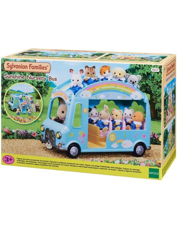Epoch Sylvanian Families: Sunshine Nursery Bus - Χαρούμενο Σχολικό Λεωφορείο 5317