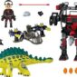 Playmobil Dinos Rise Αγκυλόσαυρος Με Μαχητή Εναντίον Ρομπότ (70626)