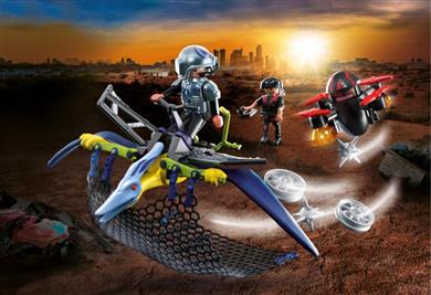 Playmobil Dinos Rise Πτεροδάκτυλος Και Μαχητές Με Drone (70628)