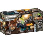 Playmobil Dino Rise Triceraptos: Τρικεράτωψ Με Πανοπλία-Κανόνι Και Μαχητές 70627