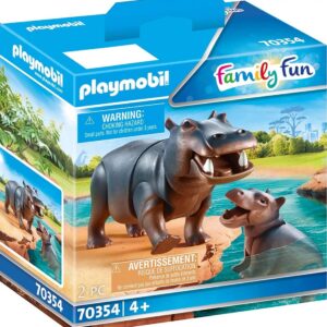Playmobil Ιπποπόταμος Με Το Μικρό Του 70354