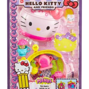 Mattel Hello Kitty And Friends Minis Tea Party Σετ Με Σημειωματάριο GVB27