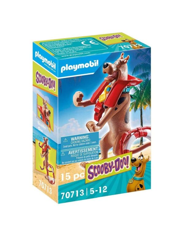 Playmobil Scooby-Doo! Συλλεκτική Φιγούρα Scooby Ναυαγοσώστης 70713