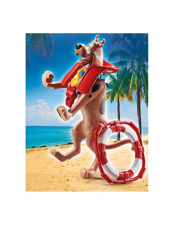 Playmobil Scooby-Doo! Συλλεκτική Φιγούρα Scooby Ναυαγοσώστης 70713